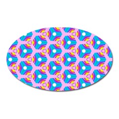 Background Pattern Backgrounds Oval Magnet by Simbadda