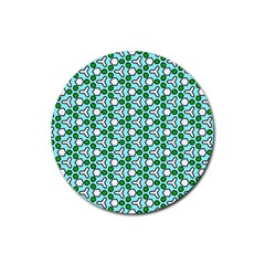 Background Texture Background Pattern Rubber Coaster (round) 