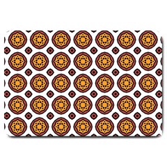 Pattern Fall Color White Background Large Doormat 