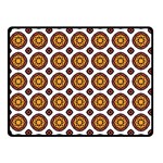 Pattern Fall Color White Background Double Sided Fleece Blanket (Small)  45 x34  Blanket Front