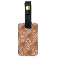 Scrapbook Leaves Decorative Luggage Tag (one Side) by Simbadda