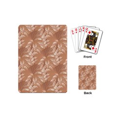 Scrapbook Leaves Decorative Playing Cards Single Design (mini) by Simbadda