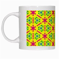 Pattern Texture Seamless Modern White Mugs by Simbadda