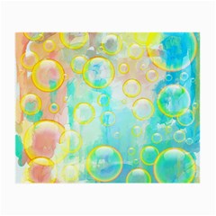 Bubbles Blue Floating Air Small Glasses Cloth by Simbadda