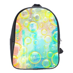 Bubbles Blue Floating Air School Bag (large) by Simbadda