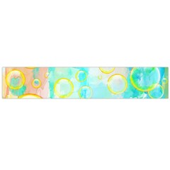 Bubbles Blue Floating Air Large Flano Scarf  by Simbadda