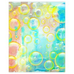 Bubbles Blue Floating Air Drawstring Bag (small) by Simbadda