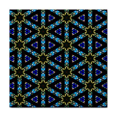 Stained Glass Pattern Church Window Tile Coaster