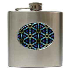 Stained Glass Pattern Church Window Hip Flask (6 oz)