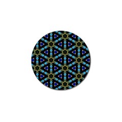 Stained Glass Pattern Church Window Golf Ball Marker (4 pack)