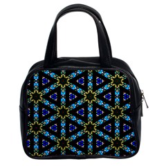 Stained Glass Pattern Church Window Classic Handbag (Two Sides)