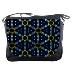 Stained Glass Pattern Church Window Messenger Bag