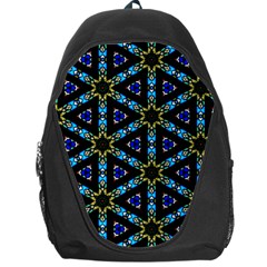 Stained Glass Pattern Church Window Backpack Bag