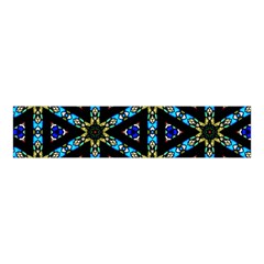 Stained Glass Pattern Church Window Velvet Scrunchie