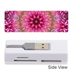 Flower Mandala Art Pink Abstract Memory Card Reader (Stick) Front