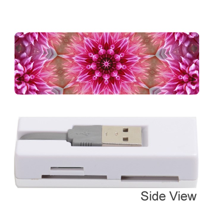 Flower Mandala Art Pink Abstract Memory Card Reader (Stick)