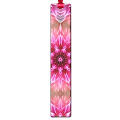 Flower Mandala Art Pink Abstract Large Book Marks by Simbadda