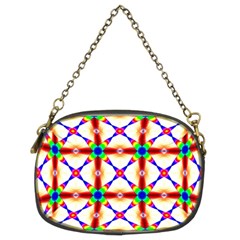 Rainbow Pattern Pattern Texture Chain Purse (two Sides) by Simbadda