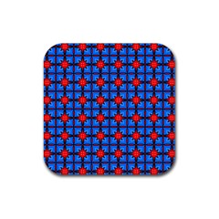 Pattern Seamless Design Texture Rubber Coaster (square)  by Simbadda