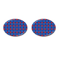 Pattern Seamless Design Texture Cufflinks (oval) by Simbadda