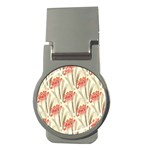 Flower Flora Leaf Wallpaper Money Clips (Round)  Front