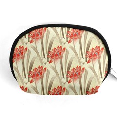 Flower Flora Leaf Wallpaper Accessory Pouch (medium) by Simbadda