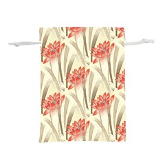 Flower Flora Leaf Wallpaper Lightweight Drawstring Pouch (m) by Simbadda