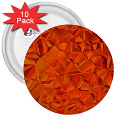 Low Poly Polygons Triangles 3  Buttons (10 Pack)  by Simbadda