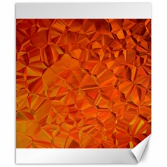 Low Poly Polygons Triangles Canvas 8  X 10  by Simbadda