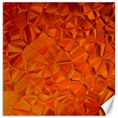 Low Poly Polygons Triangles Canvas 12  X 12  by Simbadda