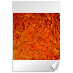 Low Poly Polygons Triangles Canvas 24  X 36  by Simbadda