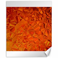 Low Poly Polygons Triangles Canvas 11  X 14  by Simbadda