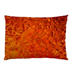 Low Poly Polygons Triangles Pillow Case (two Sides) by Simbadda