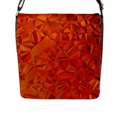 Low Poly Polygons Triangles Flap Closure Messenger Bag (l) by Simbadda