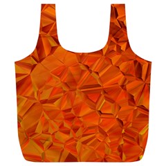 Low Poly Polygons Triangles Full Print Recycle Bag (xl) by Simbadda