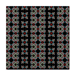 Pattern Black Background Texture Art Tile Coaster by Simbadda