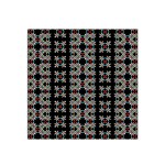 Pattern Black Background Texture Art Satin Bandana Scarf Front