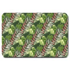 Leaves Seamless Pattern Design Large Doormat 