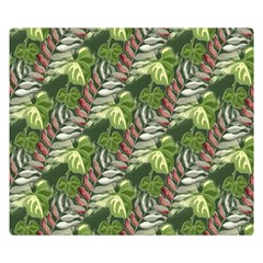 Leaves Seamless Pattern Design Double Sided Flano Blanket (small) 