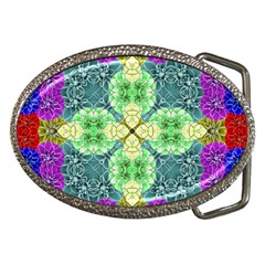 Flower Design Design Artistic Belt Buckles by Simbadda