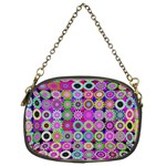 Design Circles Circular Background Chain Purse (Two Sides) Back