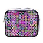 Design Circles Circular Background Mini Toiletries Bag (One Side) Front