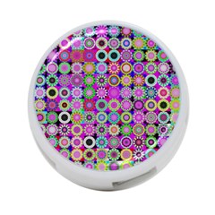 Design Circles Circular Background 4-port Usb Hub (one Side) by Simbadda