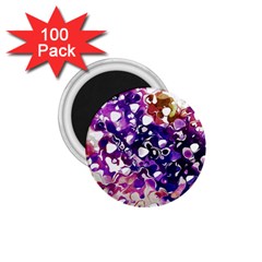 Paint Texture Purple Watercolor 1 75  Magnets (100 Pack)  by Simbadda