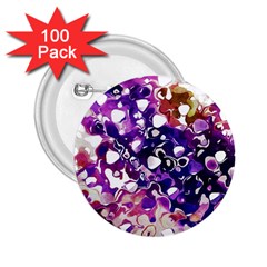 Paint Texture Purple Watercolor 2 25  Buttons (100 Pack)  by Simbadda