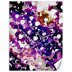 Paint Texture Purple Watercolor Canvas 18  X 24  by Simbadda