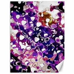 Paint Texture Purple Watercolor Canvas 36  X 48  by Simbadda