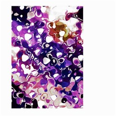 Paint Texture Purple Watercolor Large Garden Flag (two Sides) by Simbadda