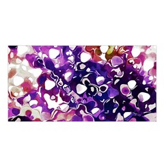 Paint Texture Purple Watercolor Satin Shawl by Simbadda