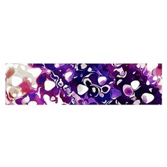 Paint Texture Purple Watercolor Satin Scarf (oblong) by Simbadda